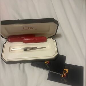 Omas Collection 502 collector sterling silver pen and pencil